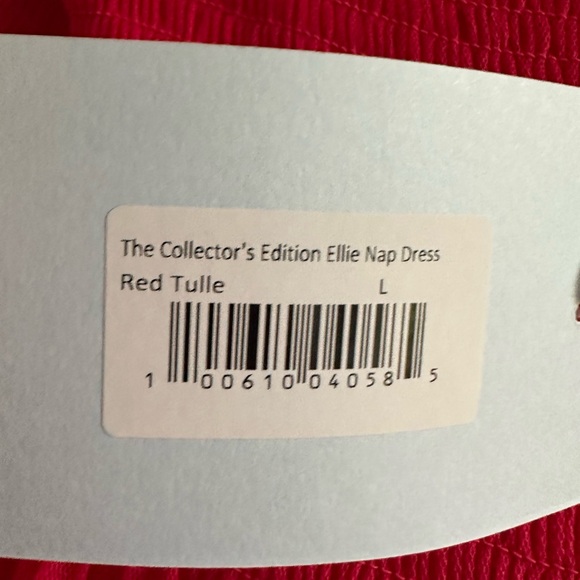 Hill House Ellie Nap Dress. Collectors Edition Red Tulle. L. NWT. - Picture 9 of 11